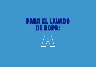 uso detergente para el lavado de ropa